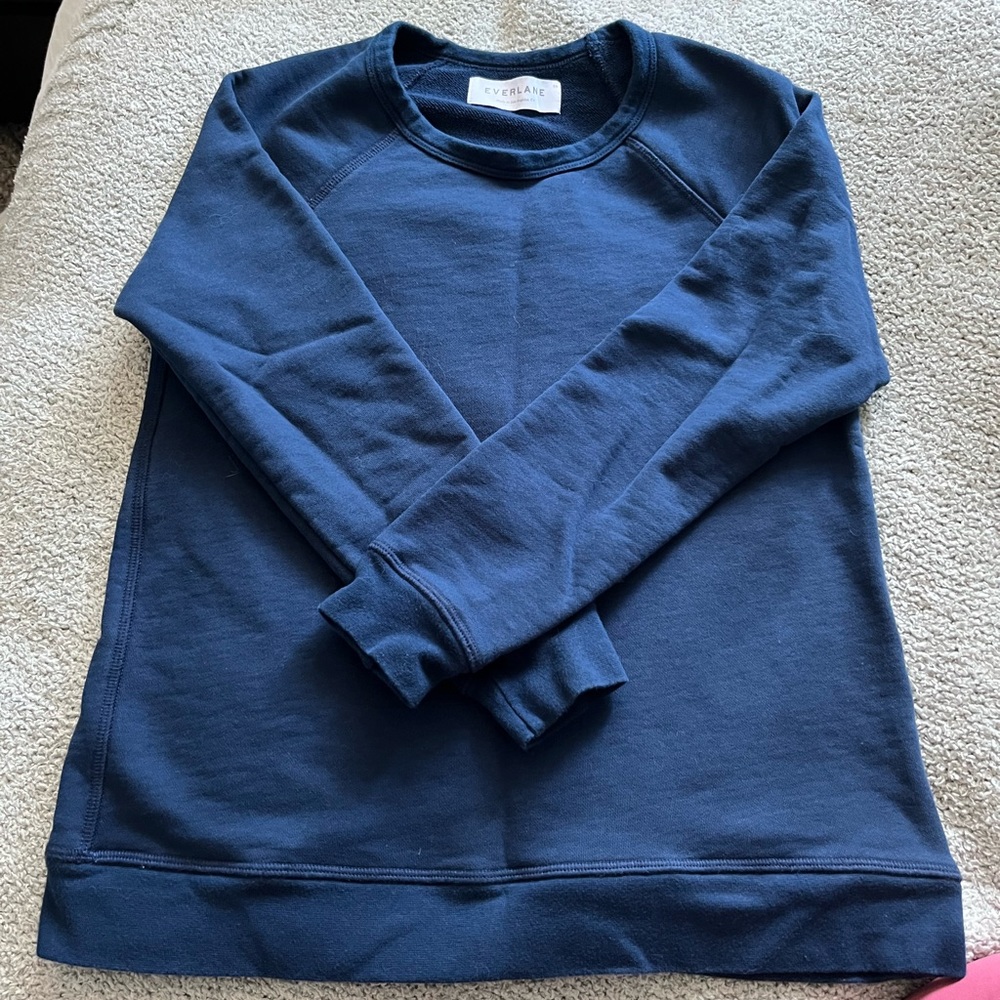 Everlane Sweatshirt XS Blue